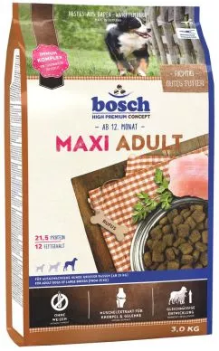 Сухой корм для собак Bosch HPC Maxi Adult 3 кг (4015598013321)