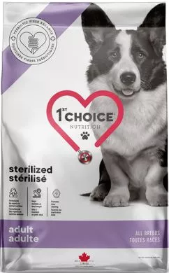 Сухой диетический корм для стерилизованных собак 1st Choice Adult Sterilized 3.2 кг (65672146036)