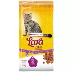 Сухой корм Lara Adult Sterilized ЛАРА СТЕРИЛАЙЗИД премиум для кастрированных кошек и стерилизованных , 10 кг (409992)