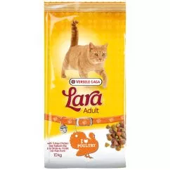 Сухой корм Lara Adult Beef flavour Лара говядина премиум для кошек, 10 кг (410615)