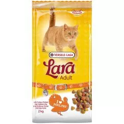 Сухий корм Lara Adult with Turkey & Chicken ЛАРА ІНДІЙКА КУРИЦЯ преміум для котів , 2 кг (410691)