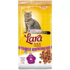 Сухой корм Lara Adult Sterilized ЛАРА СТЕРИЛАЙЗИД премиум для кастрированных кошек и стерилизованных , 2 кг (410776)