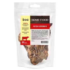 Ласощі Home Food For Dog Легені яловичі 0,08 кг (1016008)