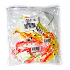 Игрушка Flamingo PLASTIC SHRIMP креветка для кошек, латекс, цена за 1 шт, 1,5х6 см (10шт/уп) (5020741R)