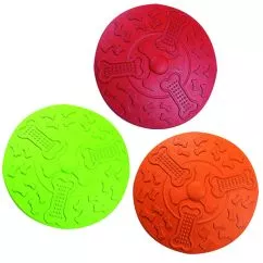 Іграшка Flamingo Frisbee ФЛАМІНГО ФРИЗБІ інтерактивна для собак, гума , 18 см (507722)