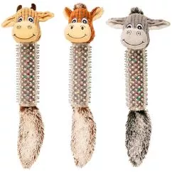 Іграшка Flamingo Cow/Horse/Donkey Spines ФЛАМІНГО КОРОВА/ КІН/ ОСЛИК м'яка для собак , 16х45 см (517248)