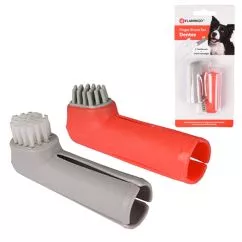 Набір Flamingo Finger Toothbrush Set Фламінго зубна щітка на палець (5312083)