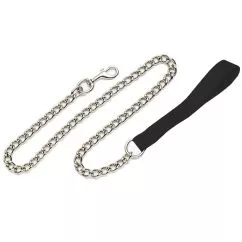 Повідець-ланцюжок Coastal Titan Chain Dog Leash КОСТАЛ для собак, середній , Чорний , 1см x 1,2м (5503_BLK04)