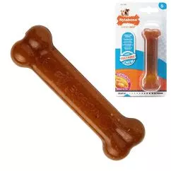 Жувальна іграшка Nylabone Puppy Chew Bone S, для цуценят до 11 кг, Курка, 11,4x3,2x1,9 см (55200)