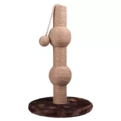 Когтеточка Flamingo Curvy Scratching ФЛАМИНГО столбик, драпак для кошек, 30х30х49 см (560315)