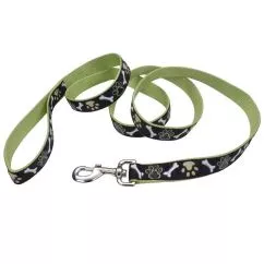 Повідець Coastal Pet Attire Ribbon для собак, 2,5 см Х1, 8м , Коричневі лапки (61976_BPB06)