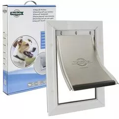 Дверцята PetSafe Staywell Original ПЕТСЕЙФ СТЕЙВЕЛ ОРИГІНАЛ для собак великих порід, до 45 кг, посилені 329х502 мм (640)