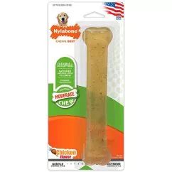 Жевательная игрушка Nylabone FlexiChew Giant НИЛАБОН ФЛЕКСИ ЧЕЯ кость для собак до 23 кг, Курица (77818)