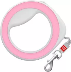 Повідець-рулетка для собак Collar WAUDOG R-leash, кругла, XS-M, до 40 кг, 2,9 м, світловідбиваюча стрічка (81277)