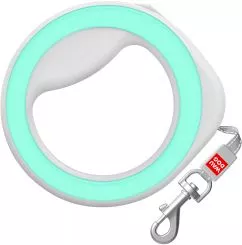 Поводок-рулетка для собак Collar WAUDOG R-leash, круглая, XS-M, до 40 кг, 2,9 м, светоотражающая лента (81275)