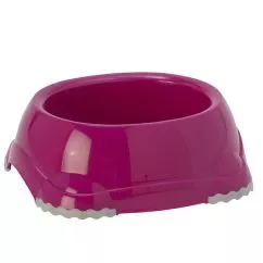 Миска Moderna СМАРТИ пластиковая для собак и кошек №1, Ярко-розовый л, d-12 см, 0.35 л (H101328)