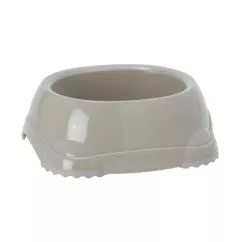 Миска Moderna СМАРТИ пластиковая для собак №3, 1245 мл, d-19 см, Теплый серый (H103330)