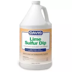 Засіб Davis Lime Sulfur Dip Девіс ЛАЙМ СУЛЬФУР антимікробний та антипаразитарний для собак та котів , 3.785 л (LSDG)