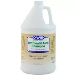 Шампунь Davis Oatmeal & Aloe Shampoo Девіс овсяна мука з алое гіпоалергенний для собак і котів, ко , 3.785 л (OASG)