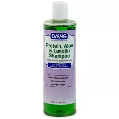 Шампунь Davis Protein & Aloe & Lanolin Shampoo ДЕВІС ПРОТЕЇН АЛОЕ ЛАНОЛІН для собак, котів, концентрат , 0.355 л (PALS12)