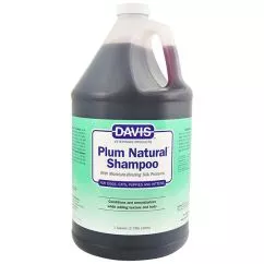 Шампунь Davis Plum Natural Shampoo ДЭВИС НАТУРАЛЬНЫЙ слив с протеинами шелка для собак, кошек, конц, 3.785 л (PNSG)