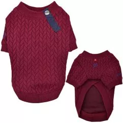 Светр Puppia Landon ПАППІ ЛАНДОН для собак , Бордовий , L (TS1557_BURGANDY_L)