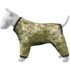 Вітровка для собак WAUDOG Clothes, малюнок "Мілітарі", S35, 47-51 см, З 35-39 см (390-4026)