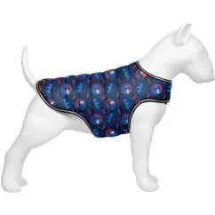 Курточка-накидка для собак WAUDOG Clothes, рисунок "Бэтмен красно-голубой", M, А 37 см, B 52-62 см, С 37-46 см (504-4003)
