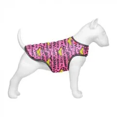 Курточка-накидка для собак WAUDOG Clothes, малюнок "Диво-жінка в рожевому", XL, А 47 см, B 68-80 см, З 42-52 см (506-4010)