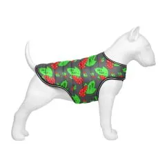 Курточка-накидка для собак WAUDOG Clothes, малюнок "Калина", XL, А 47 см, B 68-80 см, З 42-52 см (506-0228)