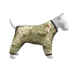 Курточка-накидка для собак WAUDOG Clothes, рисунок "Милитари", XS, А 26 см, B 33-41 см, С 18-27 см (502-4026)