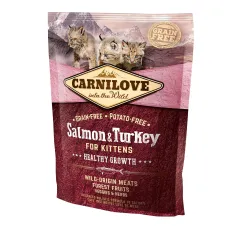 Сухой корм для котят Carnilove Cat Salmon & Turkey Kitten 400 г (лосось и индейка) (170190/2232)