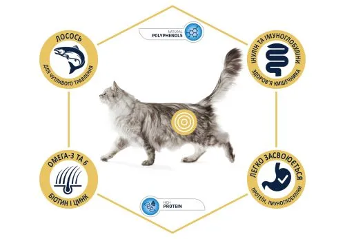 Сухий корм Advance Cat Salmon Sensitive для котів з чутливим травленням з лососем 1,5 кг (922072) - фото №3