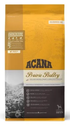 Корм для собак Acana Prairie Poultry Recipe 17 кг (a56017)
