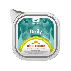 Вологий корм Almo Nature Daily Dog, 100 г курка і горох (221)