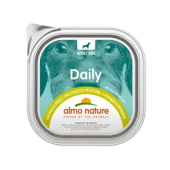 Вологий корм Almo Nature Daily Dog, 300 г курка і горох (231)