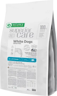 Сухий корм Nature's Protection White Dogs Grain Free White Fish All Sizes and Life Stages, 10 кг (NPSC47593)