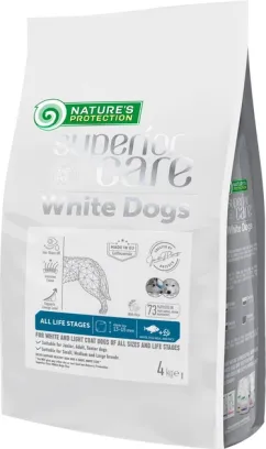Сухий корм Nature's Protection White Dogs White Fish All Sizes and Life Stages, 4 кг (NPSC47590)