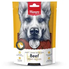 Соломка з в'яленої яловичини Wanpy beef jerky slices ласощі для собак 100 г (62483)