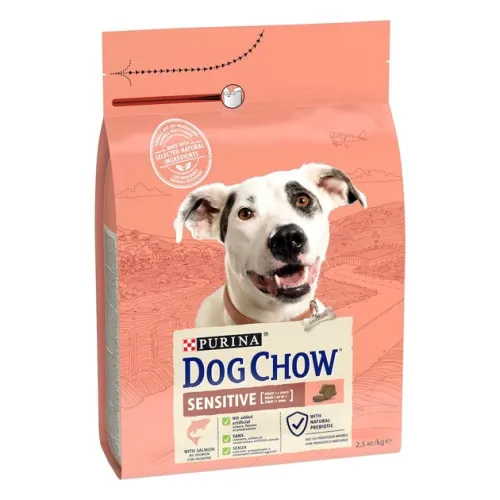 Dog Chow Sensetive 2,5 кг (лосось) сухий корм для дорослих собак