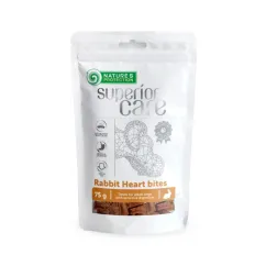 Лакомство для собак Nature's Protection Snacks For Dogs Rabbit Heart Bites 75г (SNK46121)