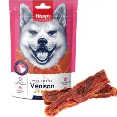 Ломтики филе Wanpy Vension Jerky из оленины, 100 г (1648)