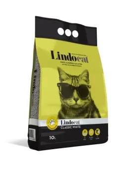 Наполнитель бентонитовый LINDOCAT Classic White (без запаха, большая гранула) 10 л (3RGGLC.TS10LCCLW)