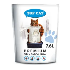 Наполнитель туалета для кошек TOP CAT 7,6 L (силикагелевый) (TopCat0118)