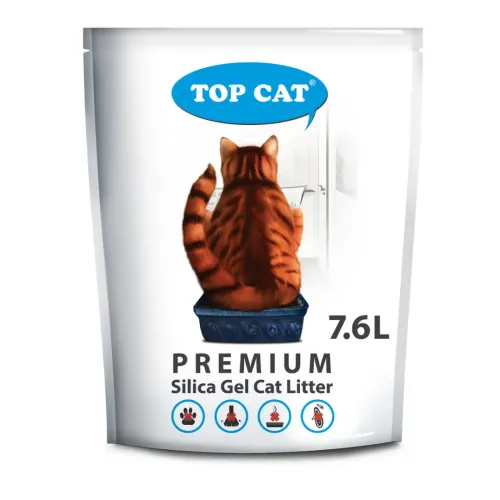 Наповнювач туалету для котів TOP CAT 7,6 L (силікагелевий) (TopCat0118) - фото №2
