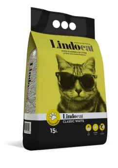 Наполнитель бентонитовый LINDOCAT Classic White (без запаха, большая гранула) 15 л (3RGGLC.TS15LCCLW)