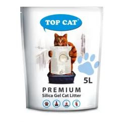 Наповнювач туалету для котів TOP CAT 5 L (силікагелевий) (TopCat0101)