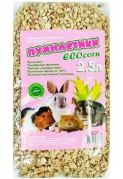 Кукурузный наполнитель Пушистик ECOcorn 2.5 л