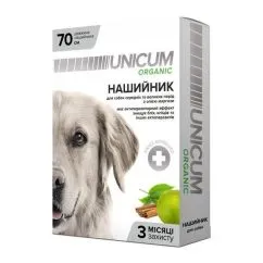 Ошейник UNICUM ORGANIC от блох и клещей для собак 70 см (UN-024)