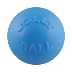 Іграшка Jolly Pets Bounce-n-Play м'яч середній, для собак синій, 14 см (2506BB)